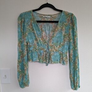 O'NEILL Alena Womens Tie Front Top